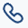 Blue phone icon