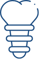 Dental implant icon