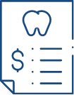 Dental bill icon